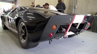 Ford GT 40 Mk 2  Loud Exhaust sounds on the Track [upl. by Huan947]