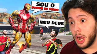 Jogando GTA 5 RP com o HOMEM DE FERRO [upl. by Tenej]