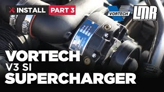 How To Install Fox Body Mustang Vortech V3 Supercharger  Part 3 [upl. by Anonyw430]