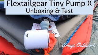 Flextailgear Tiny Pump X Unboxing amp Test [upl. by Jacinta]