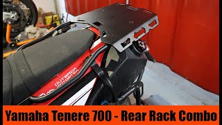 Yamaha Tenere 700 Rear Rack Combo  Installation Instructions outbackmotortek yamahatenere700 [upl. by Mackey]