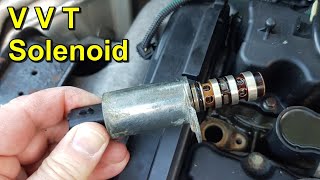 Removing and Cleaning the VVT Solenoid  Peugeot 307 [upl. by Enyaw77]