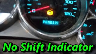 2008 Silverado Shift Indicator Problem Reverse Lights 4Lo [upl. by Lamraj292]