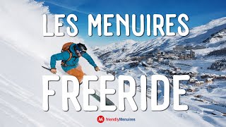 Les Menuires 2020  Freeride [upl. by Ecydnak]