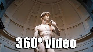 360 VR Tour  Alone with Michelangelos David in the Accademia in Florence Oculus [upl. by Clarhe]