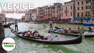 Venice Italy  Grand Canal and Rialto Bridge Walking Tour 4K60fps [upl. by Pierce]