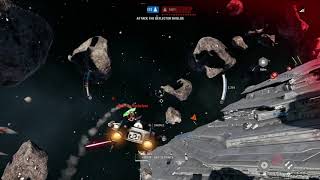 Star Wars Battlefront II Starfighter Assault 234 Resistance 1080 HD [upl. by Akcirederf]