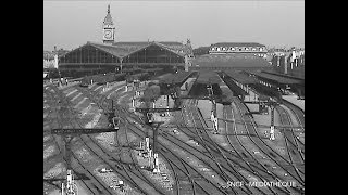 DE FILS EN AIGUILLES  1950 SNCF Ferroviaire  French Trains [upl. by Yznel]