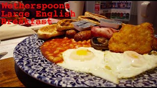 Wethespoons Traditional English Breakfast amp Vegetarian Breakfast [upl. by Leanora65]