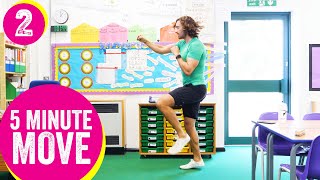 5 Minute Move  Kids Workout 2  The Body Coach TV [upl. by Ness]