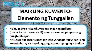 Tunggalian Elemento ng Maikling Kwento [upl. by Eniarrol]