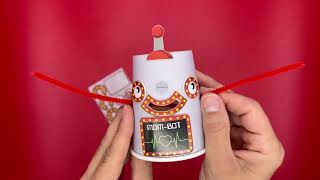 Kids DIY Robot Cup Craft by We Craft Box [upl. by Tamah]