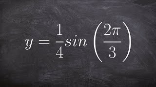 How to Find the Period and Amplititude of the Equation of Sine [upl. by Weld554]