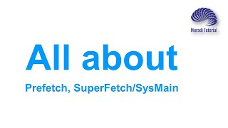 Should you delete Prefetch files and disable Prefetch SuperFetch or SysMain [upl. by Ennirroc]