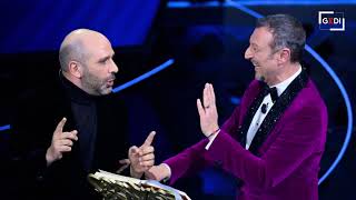 Sanremo 2022 quot Checco Zalone e la sua fiaba quot [upl. by Mavra]