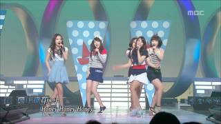 KARA  Honey 카라  허니 Music Core 20090404 [upl. by Ahtelat394]