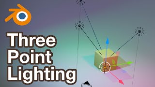 Blender Tri Lighting Add On Three Point Lighting [upl. by Sigismundo]