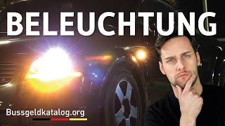 KfzBeleuchtung Wann ist welcher Scheinwerfer zu nutzen 💡  bussgeldkatalogorg [upl. by Hunger599]