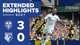 Highlights  Leeds United 32 Middlesbrough  Five goals and red card [upl. by Oderfliw796]