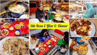 Roza E Iftar amp Dinner Routine  6th Ramadan 2024  Mutton Pulao  Chicken Folding Toast [upl. by Tynan]