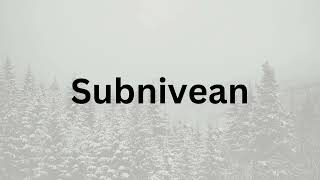 What is the Subnivean Zone [upl. by Suoivatnod]