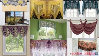 Curtain designs for homes interiorsvalance [upl. by Kallick]