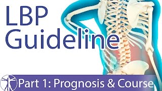 Low Back Pain Guideline Prognosis amp Course Part 1 [upl. by Leirbma924]