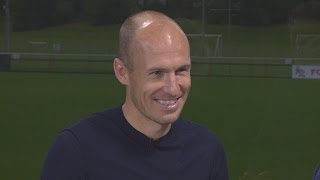 Arjen Robben blickt voraus auf Real [upl. by Araeic]