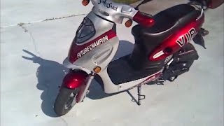 50cc gas scooter review [upl. by Omsare762]