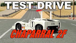 Chaparral 2F  Test Drive  Grand Prix Legends [upl. by Eyde48]