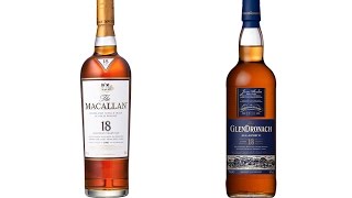 Whiskey Review 15  Glendronach18 vs Macallan18 [upl. by Xela310]