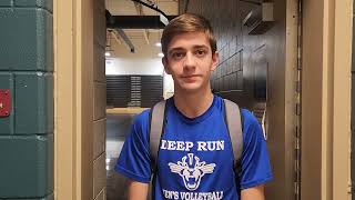 Meet this weeks 804 Varsity Athelte of the Week Deep Run boys volleyballs Lucas Ryther [upl. by Ydnik]