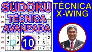 SUDOKU  Técnica avanzada XWING [upl. by Joacimah]