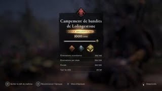 Assassins Creed® Valhalla Défi Campement de bandits de Lolingestone Ours Gold [upl. by Emilio]