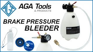 Brake Pressure Bleeder by AGA Tools [upl. by Acinomaj]