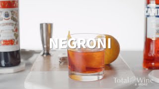 Negroni Cocktail Recipe [upl. by Margalit]