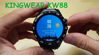 KINGWEAR KW88 Smartwatch Review [upl. by Nelyag165]