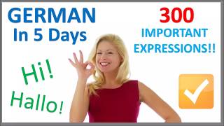 Learn German in 5 Days  Conversation for Beginners [upl. by Joao]