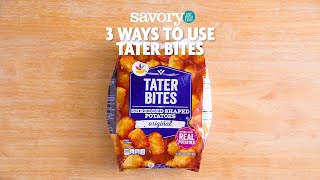 3 Ways to Use Tater Bites  Savory by Stop amp Shop [upl. by Nica]