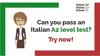 Can you pass an Italian A1 level test Try now [upl. by Lainad]