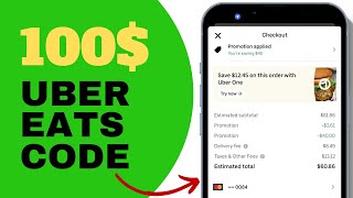 How To Get 100 Uber Eats Promo Code 2024 WORKING [upl. by Lledrac]