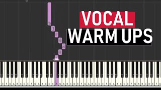 ♬ VOCAL WARM UPS 6 BARITONE RANGE A2 A4 MAJOR SCALES  By Soulphonic ♬ [upl. by Corissa]