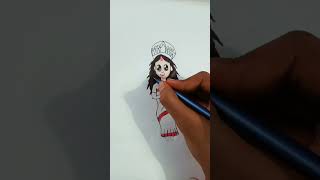 Second day of Navratri brahmacharini drawing [upl. by Ornstead]