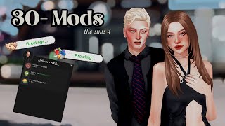 30 mods to make your game more enjoyable🪼  the sims 4 [upl. by Elyrehc]