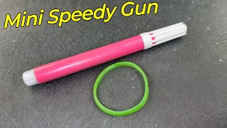 Homemade Speedy Gun  mini gun kaise banaen  how to make mini gun at home easy  gun kaise banaen [upl. by Vesta]