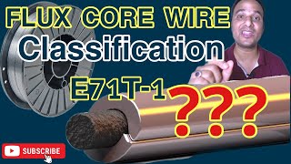 FLUX CORE WIRE CLASSIFICATION E71T1   WHAT IS WELDING ELECTRODE E71T1   MEANING OF E71T1 [upl. by Absa336]