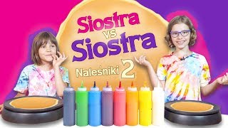 Malujemy Naleśniki 2  Pancake Art CHallenge Siostra kontra Siostra  15 [upl. by Yunick]