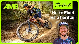 TESTED Norco Fluid HT 2  your singletrack brawler  Australian Mountain Bike [upl. by Yodlem619]