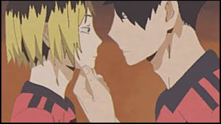 Haikyuu BL  KuroKen Kiss YAOI Fan editampanimation [upl. by Etnoed]