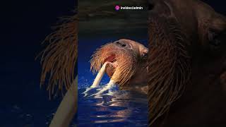 FACT  Walruses animals wildanimalfacts [upl. by Akilat46]